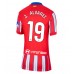 Maillot de foot Atletico Madrid Julian Alvarez #19 Domicile vêtements Femmes 2024-25 Manches Courtes